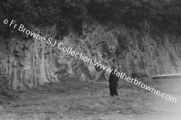 ITALIAN LEGATION  LUCAN HOUSE  MAN LOOKING AT ROCKS